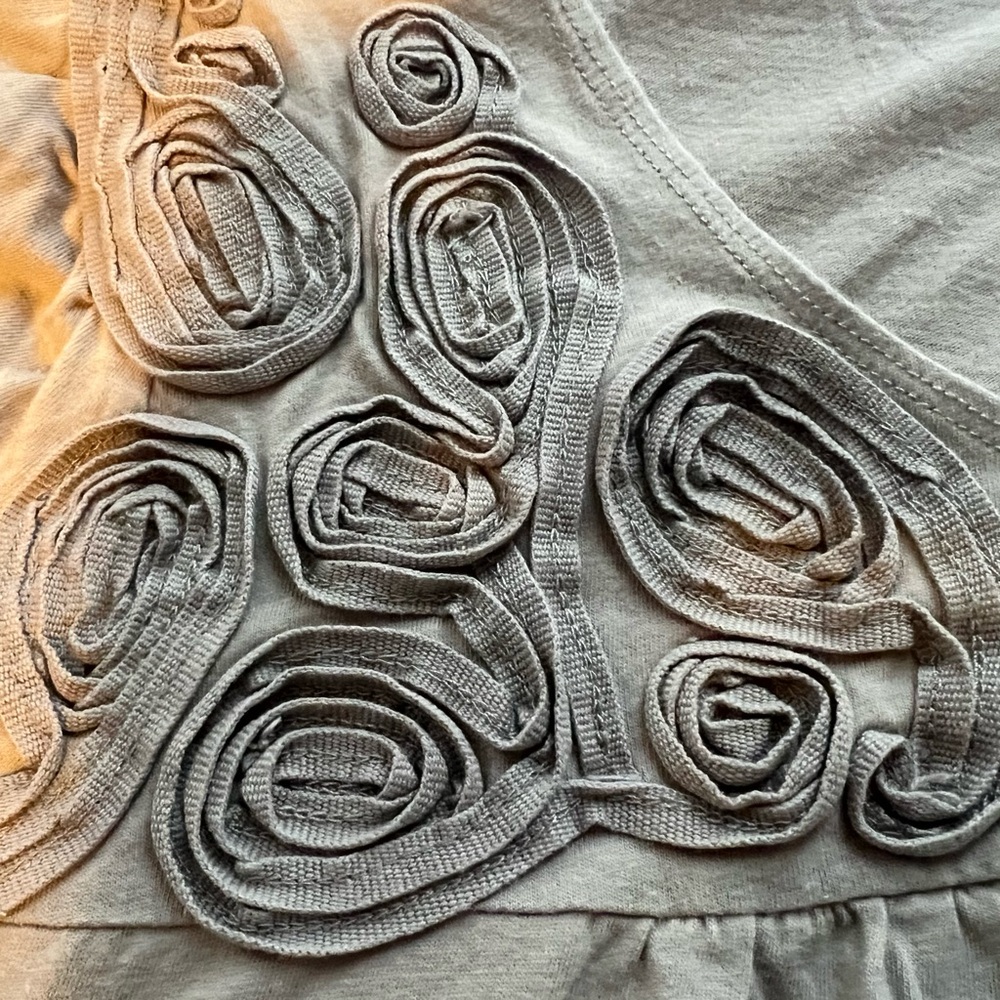 Women’s Covington light Gray Cotton with Rosette’s - Picture 4 of 5